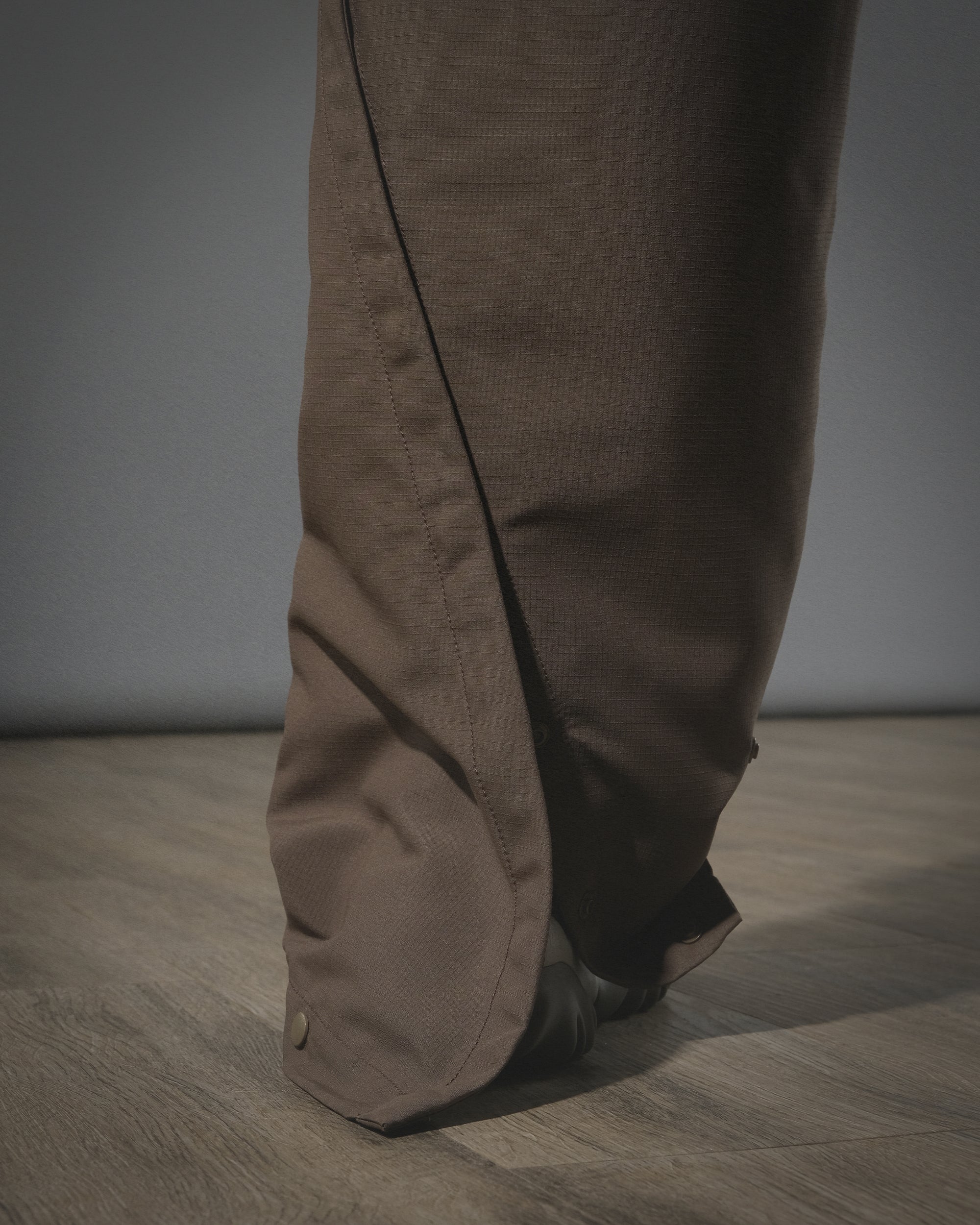 S24 / 17 — P -03  Vertical Sukkiri Pants (Brown)