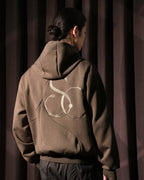 A26-SD1-H / Layered Arc Hoodie (Brown)