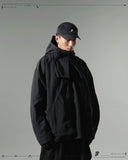 AW23 / 10 — T23-076  Detachable Mighty form Windbreaker (Black)