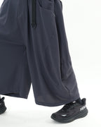 S26-PR-P2 / Light Grid Barrel Pants (N-Grey)