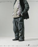 AW23 / 09 —  P23-133 Sukkiri Vertical Pants  (Grey Green)