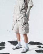 Capsule 03 / CSS-108 Split Shorts (Light Grey)