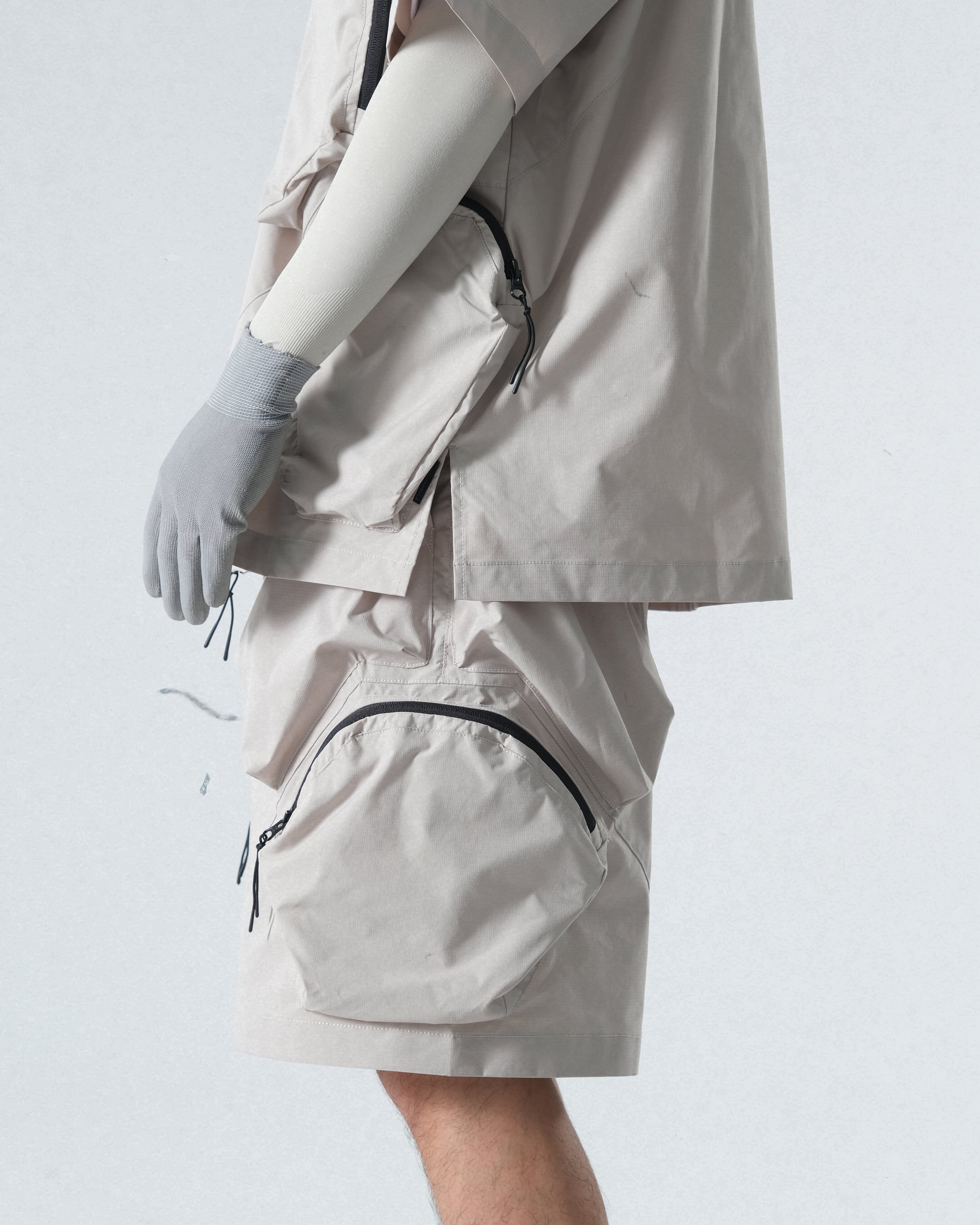 Capsule 03 / CSS-108 Split Shorts (Light Grey)