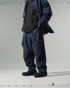 AW23 / 09 —  P23-133  Sukkiri Vertical Pants  (Navy)