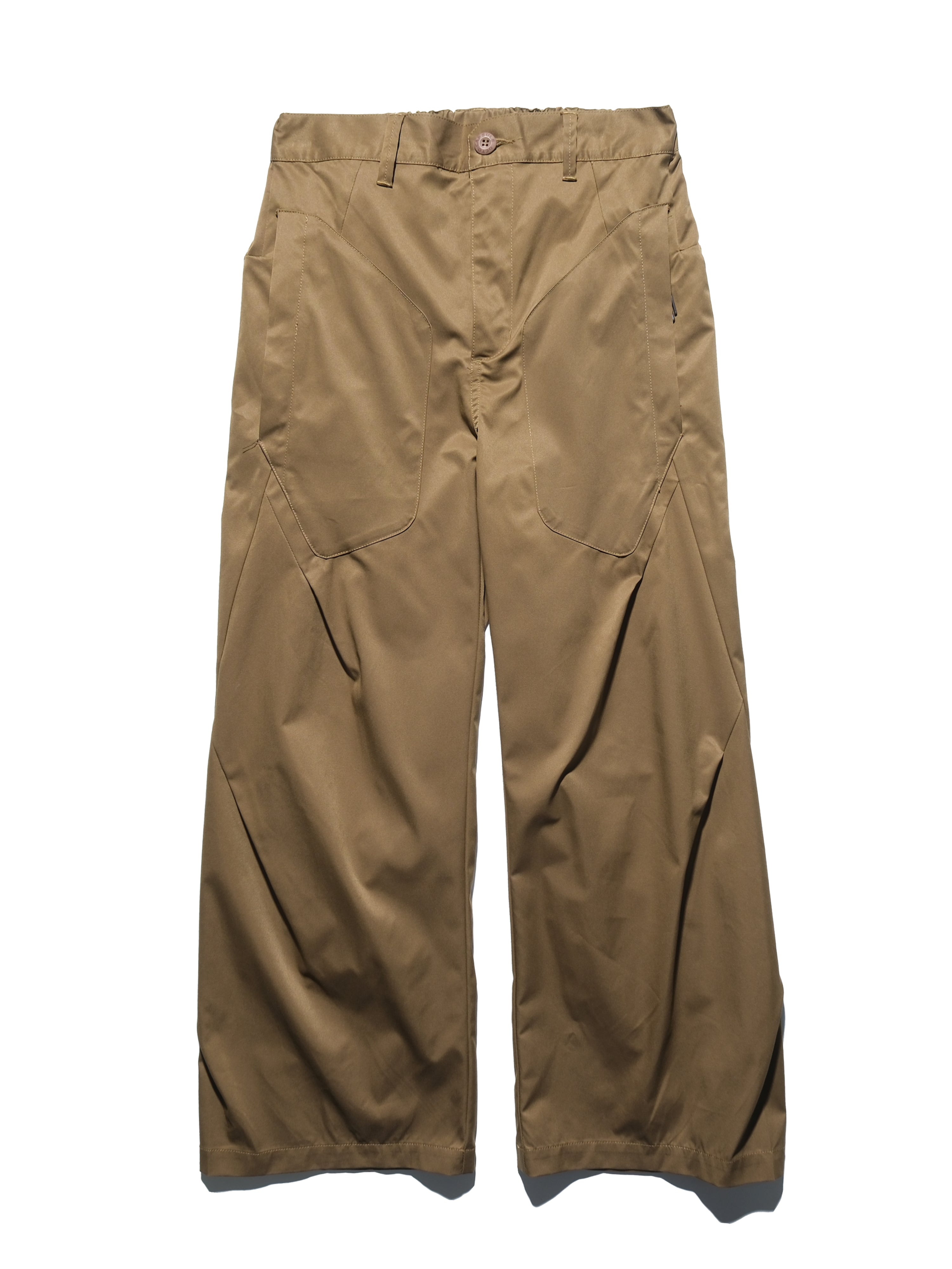 A24-CS-01-P  Futuristic Flare Pants (Golden Brown)