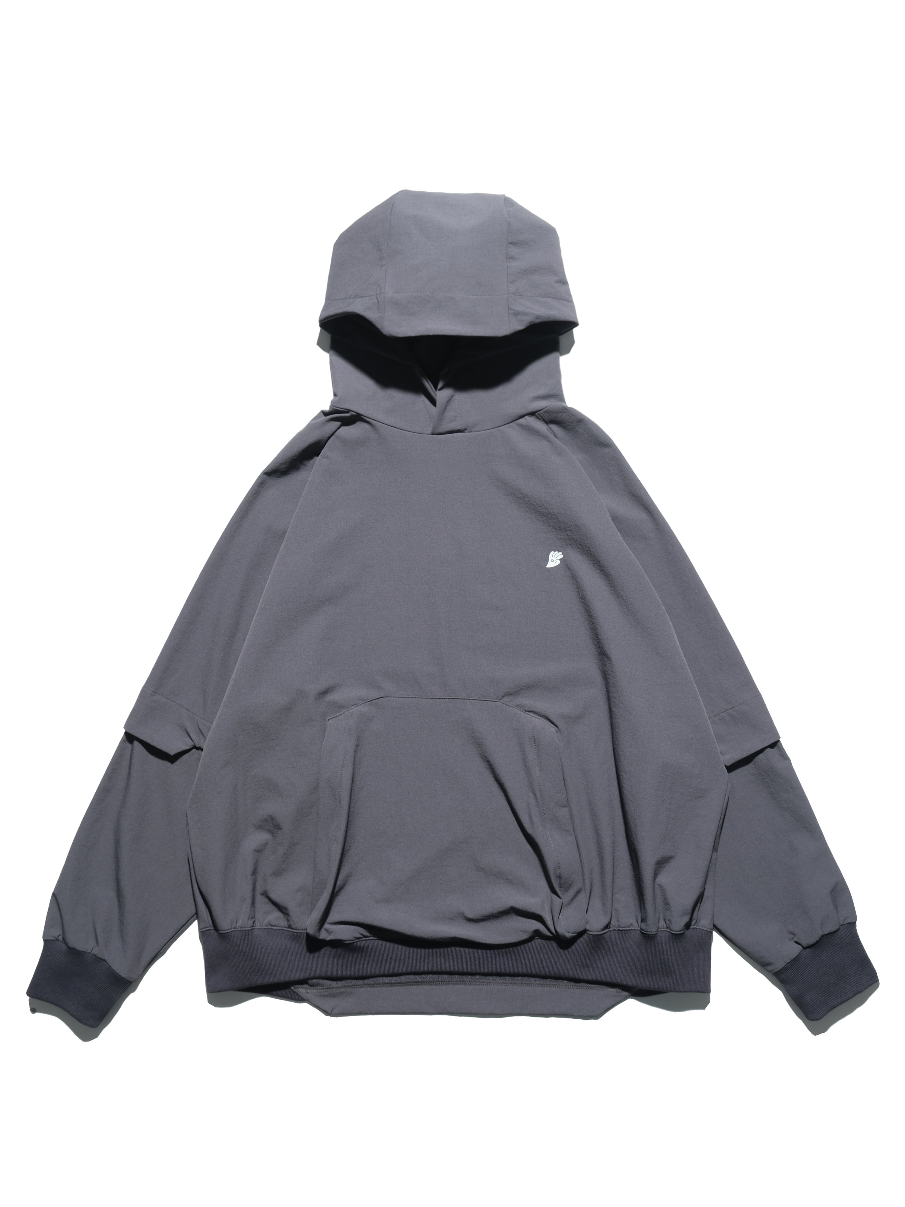 S1 A24-H-01 PixelPulse Visor Hoodies (Grey)