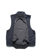 S24  / 05 —  O-01  Trapezoidal Solid Dismantle Vest  (Black)