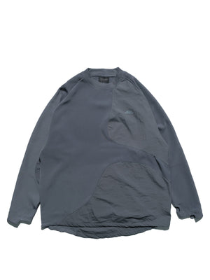 Capsule 03 / CST-124 Psammite Nylon Long Sleeve T-shirt  (Stone Grey)