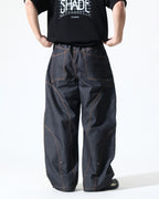 S26-SD3-P / Race Line Denim Pants (N-Black)