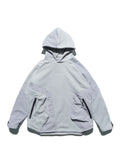 Capsule 02 / CST-123 Discrete Nylon Hoodies (Bright Grey)