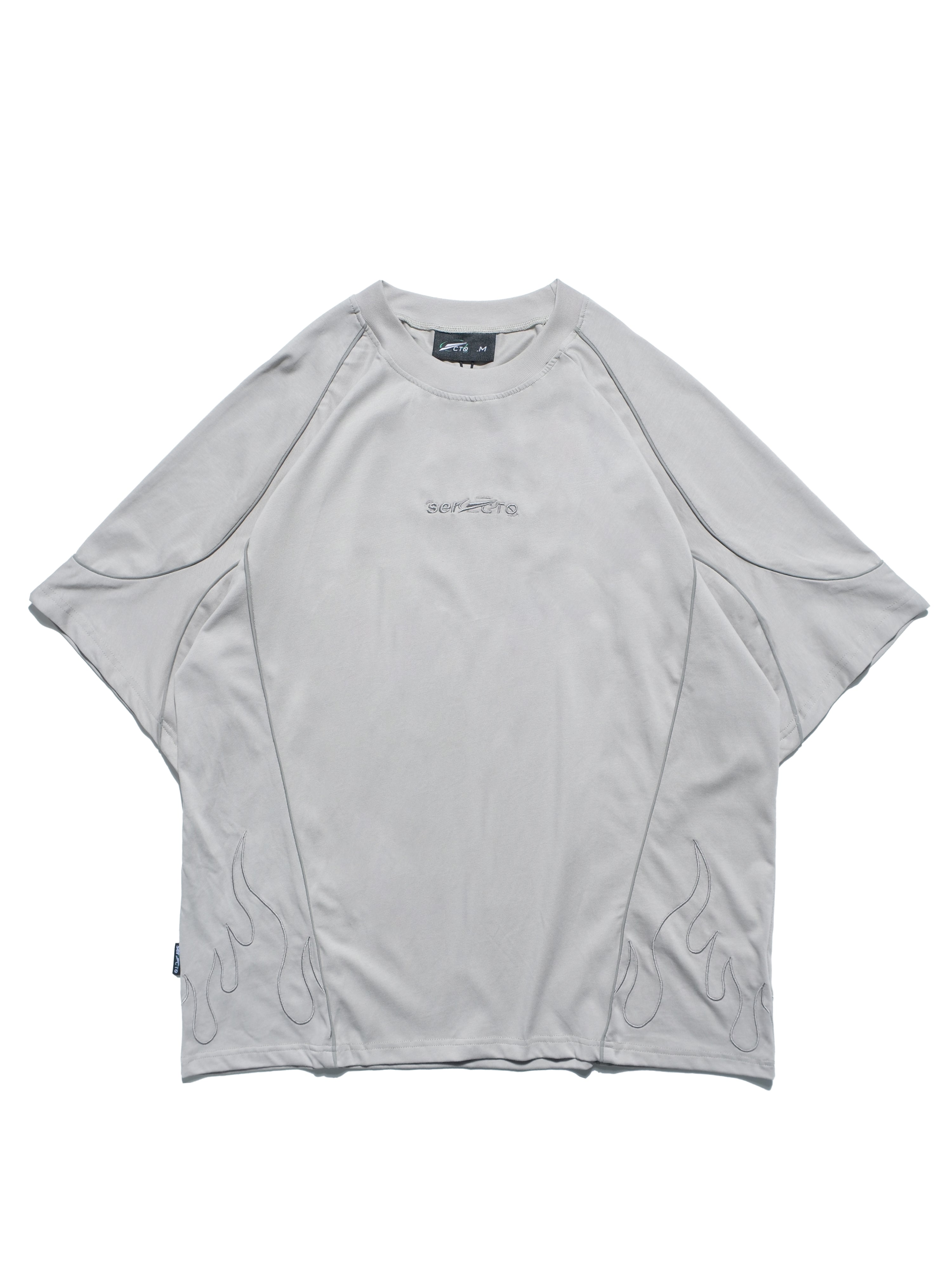 OCTO x SENSE S25-OS-MT2 Fire T-Shirt (Bright Grey)