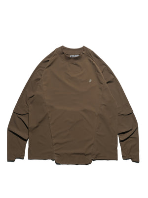 PRE - SEASON —S24 PS-01T-2   Sukkiri Twin Layer T-shirt (Brown)