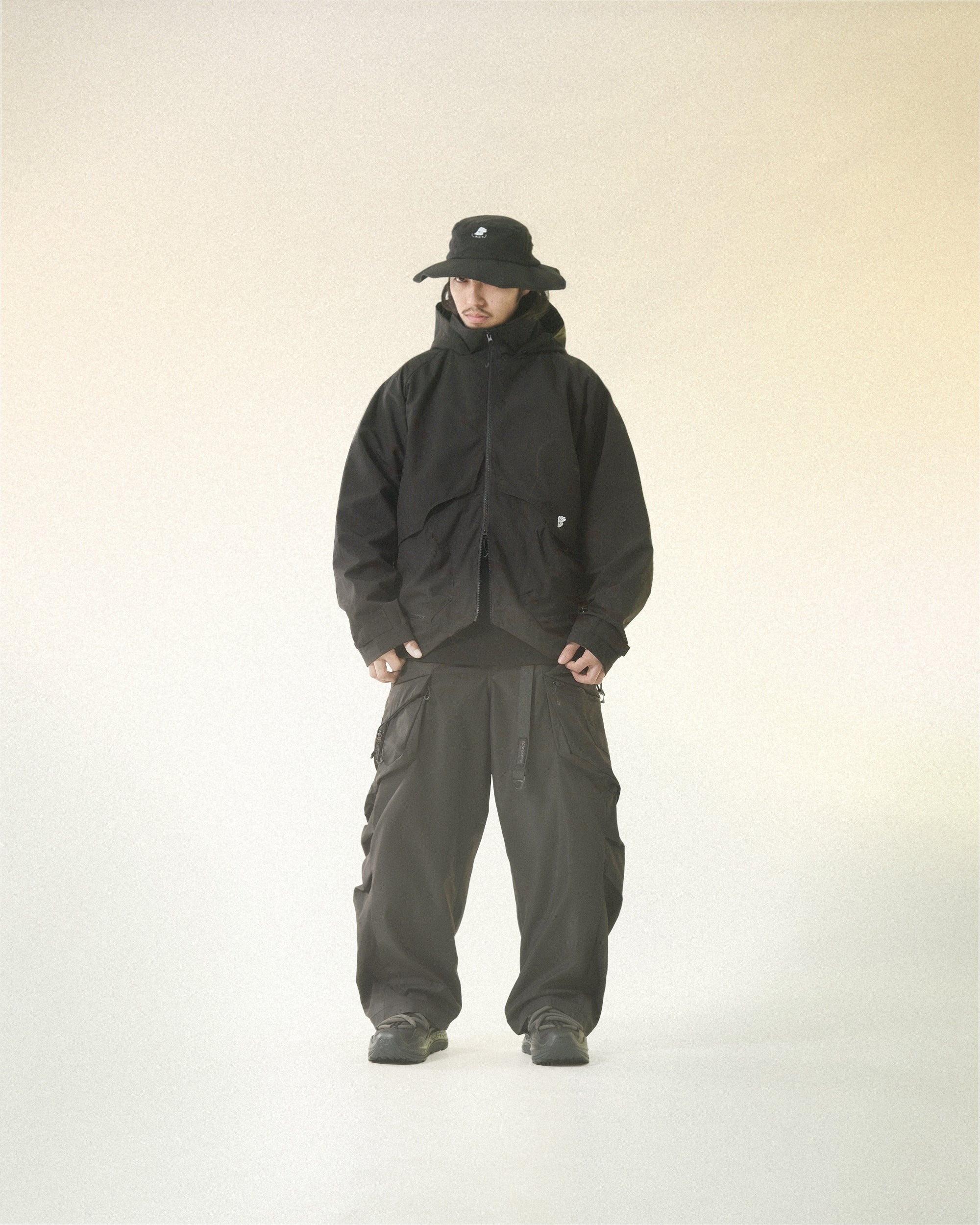 A24-J-02 Trapezoid Mighty Form Jacket (Black)