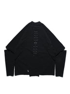 PRE - SEASON  — PT23-011 Detachable Sleeves T-shirt  (Black)