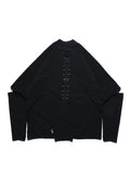 PRE - SEASON  — PT23-011 Detachable Sleeves T-shirt  (Black)