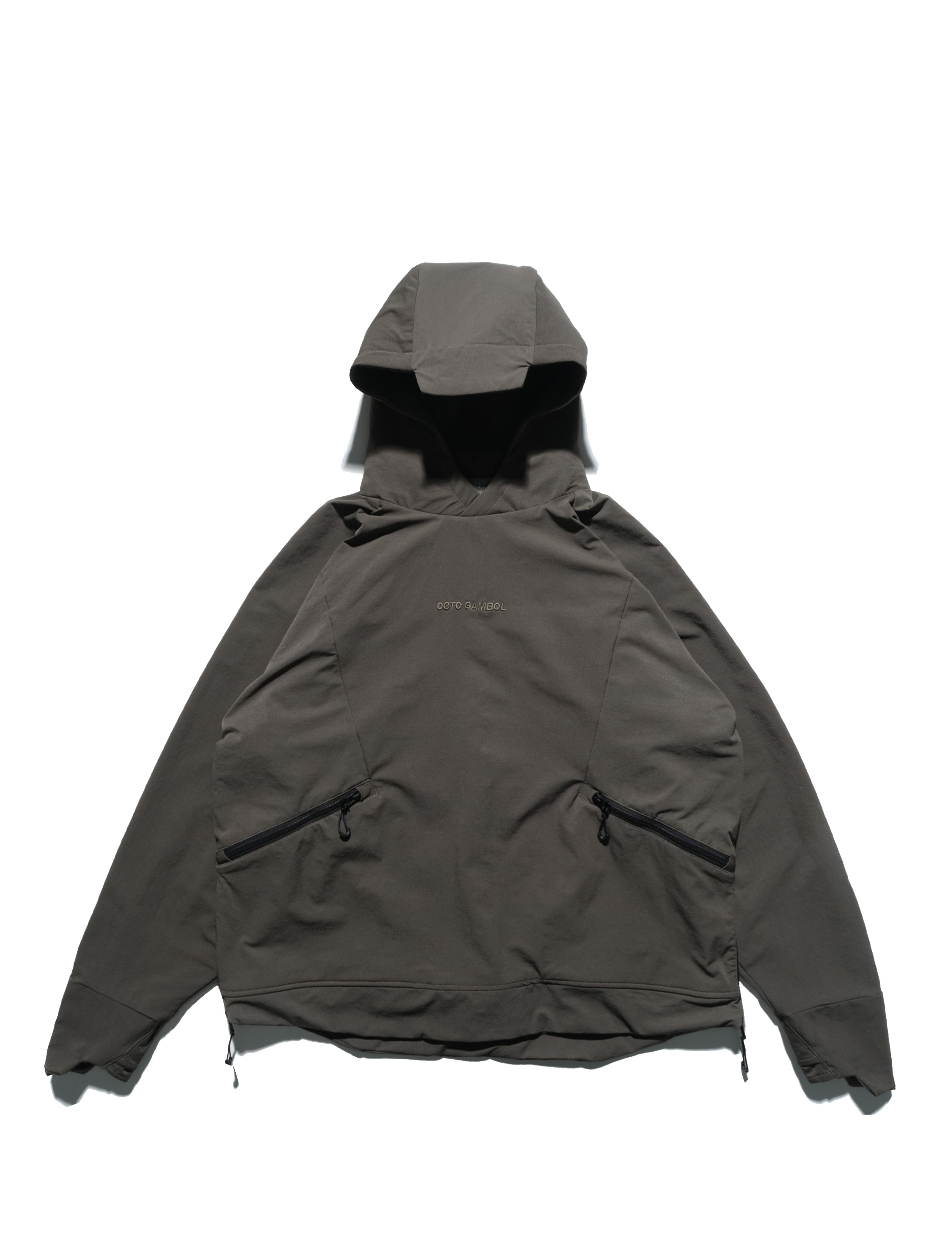 AW23 / 03 — T23-074  Maneuvering Tornado Hoodies (Brown)