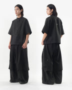 S26-SD1-ST / S-Flow Zip Shirt (Black)