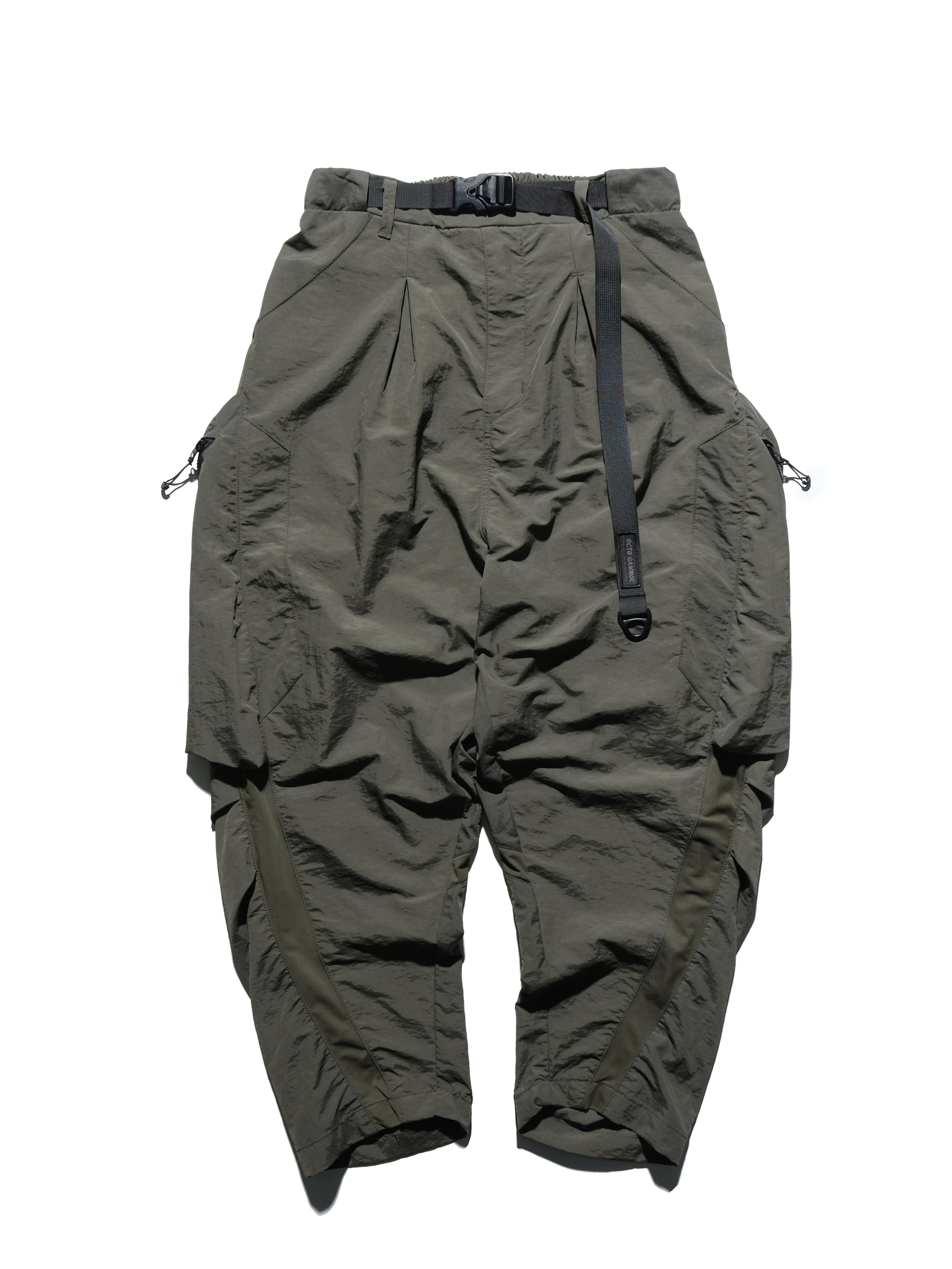S24 / 13 — P -02  Tornado Arc Wide Pants (Green)