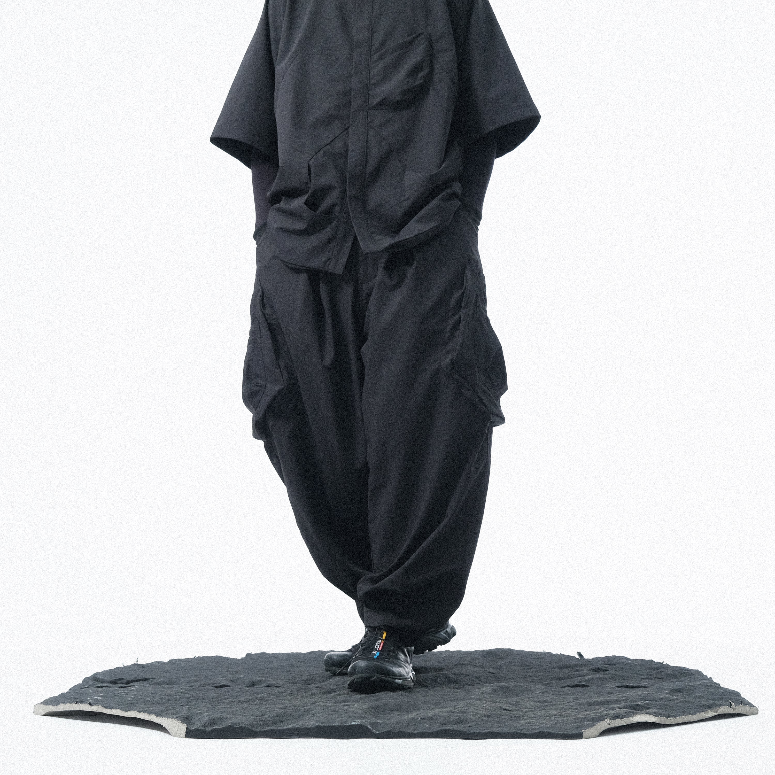 Capsule 02 / CSP-117 Drill Orb Pants  (Black)