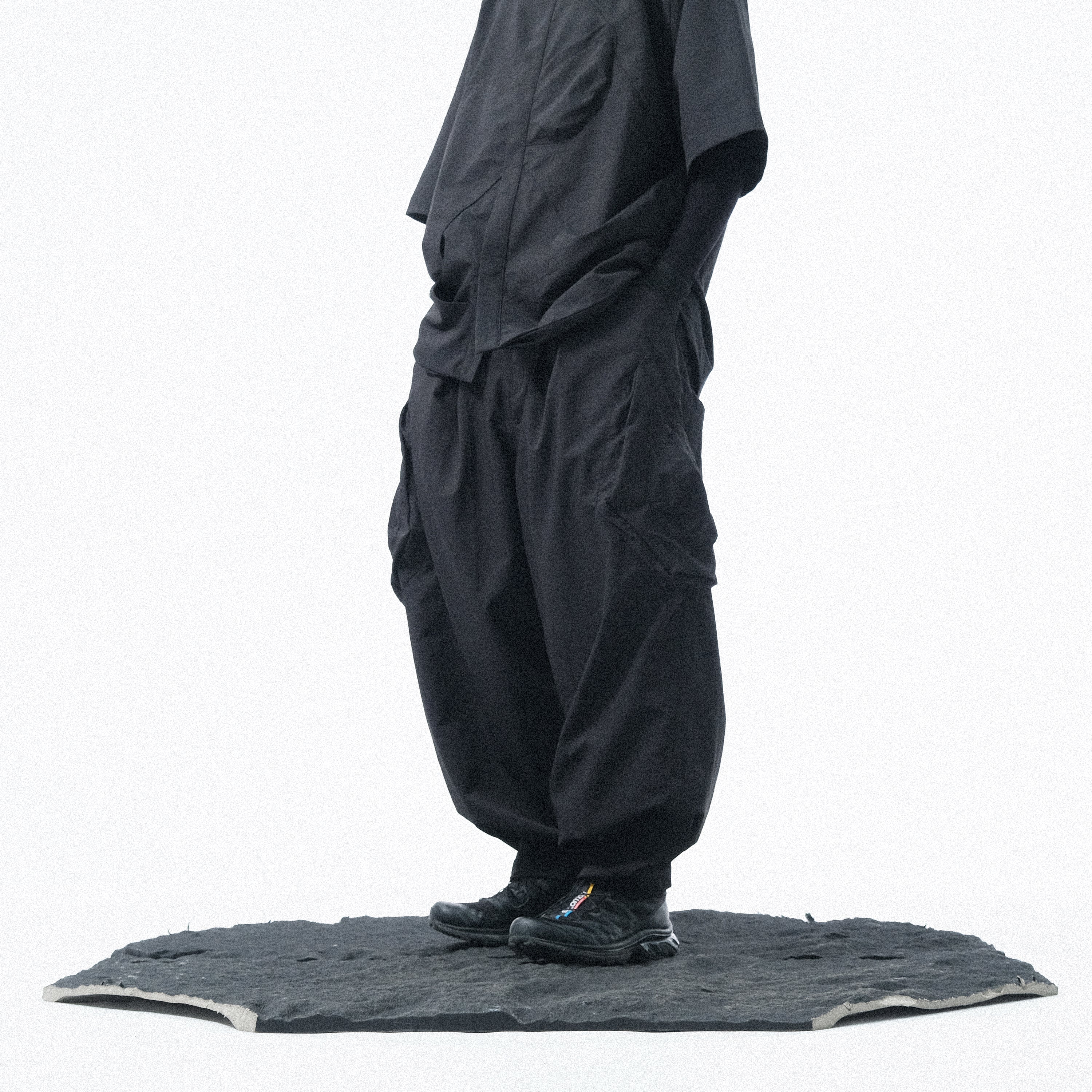 Capsule 02 / CSP-117 Drill Orb Pants  (Black)