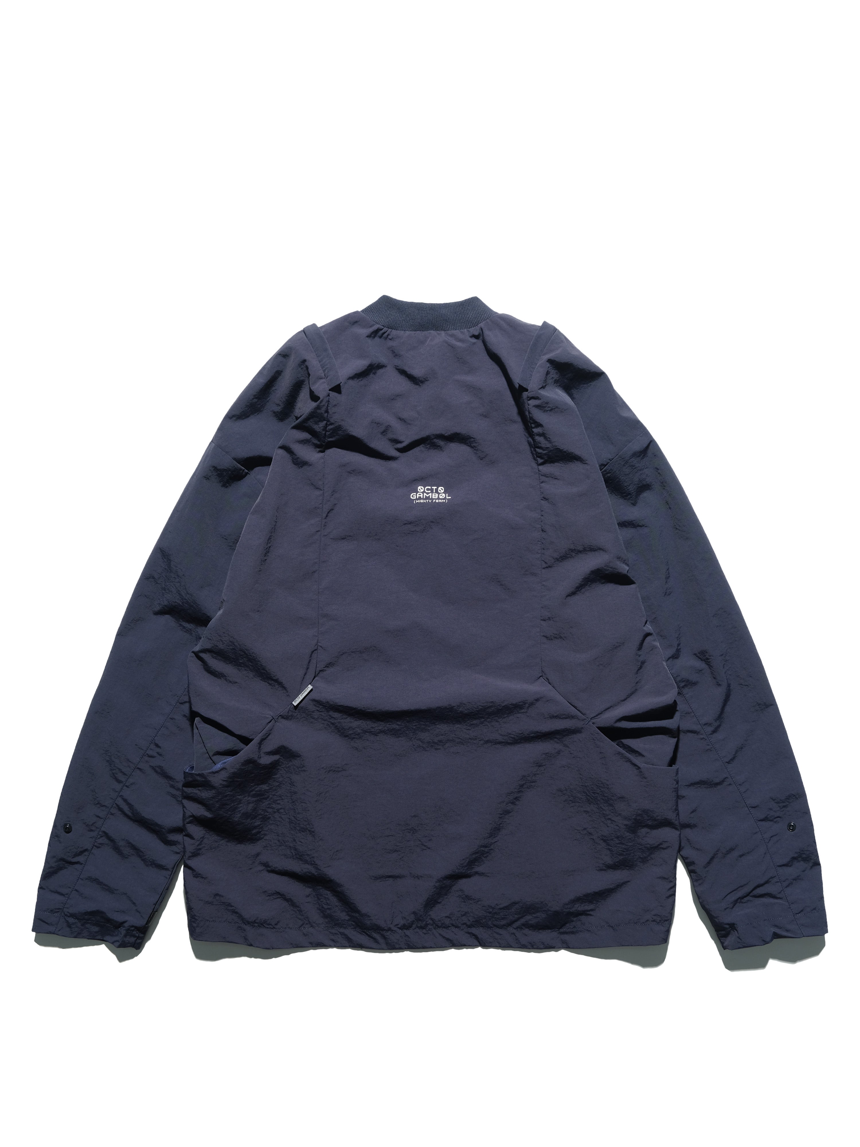 AW23 / 10 — T23-076  Detachable Mighty form Windbreaker (Navy)