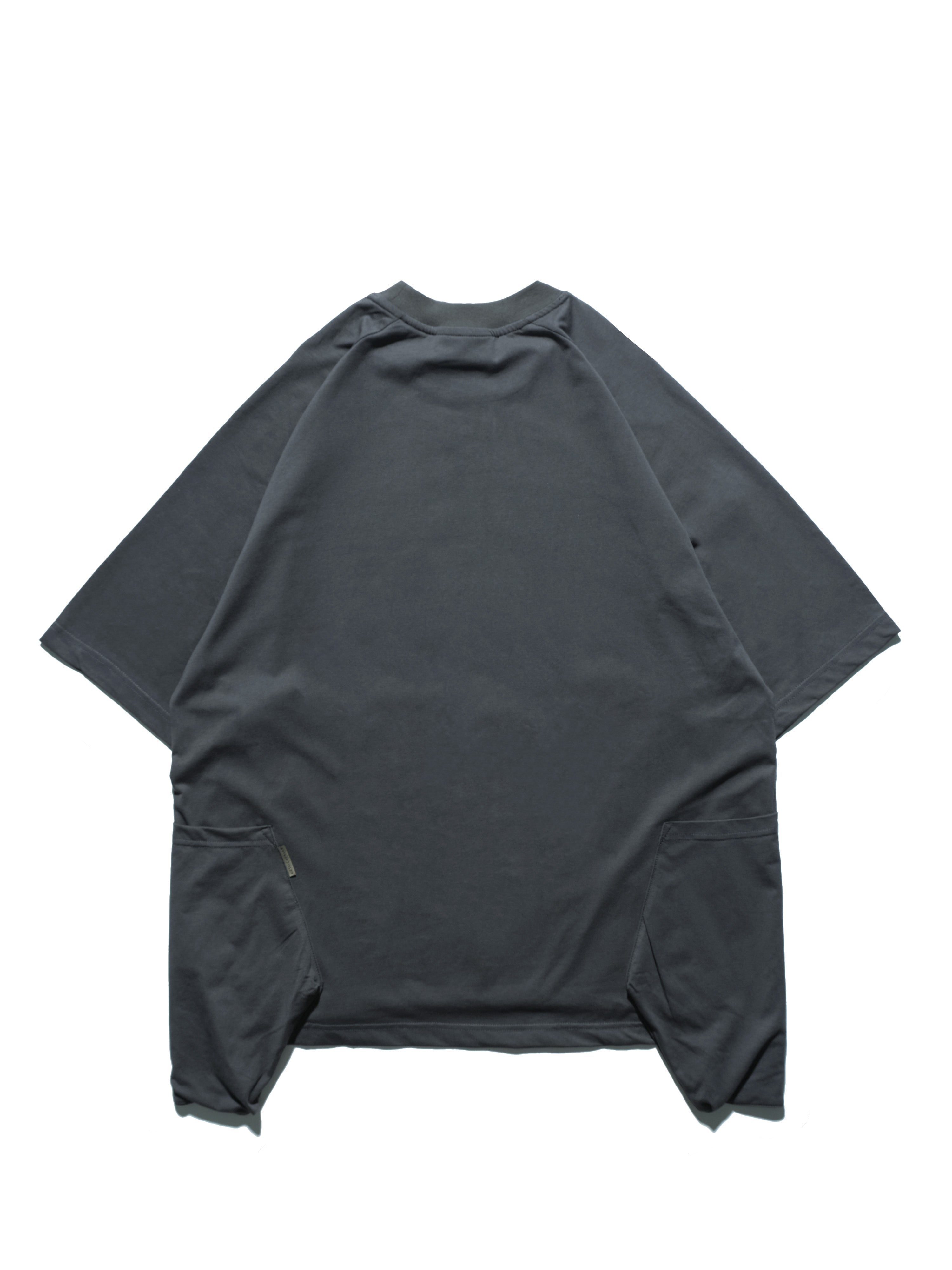 S24  / C-01T  TYPE OF SCALE Curve T-shirt  (Shadow Grey)
