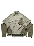 PRE - SEASON  — PT23-012 Detachable Dual Form Shirt (Khaki)