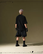 PRE - SEASON  — PT23-011 Detachable Sleeves T-shirt  (Black)