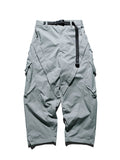 AW23 / 07 —  P23-132  Reverse V-Shape Visor Camber cone Pants  (Sage Green)