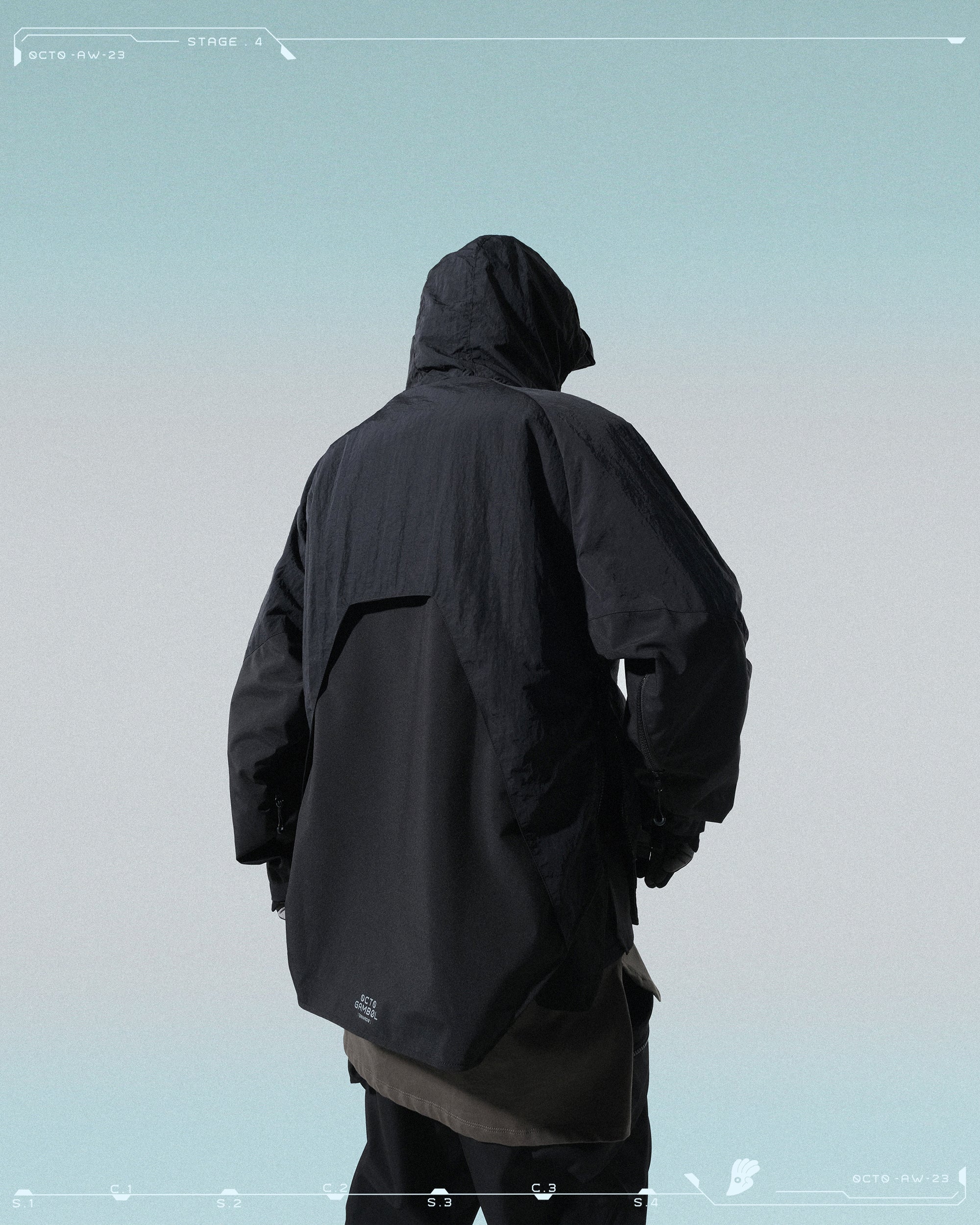 AW23 / 11 —J23-029   Ripple Tornado Pullover (Black)