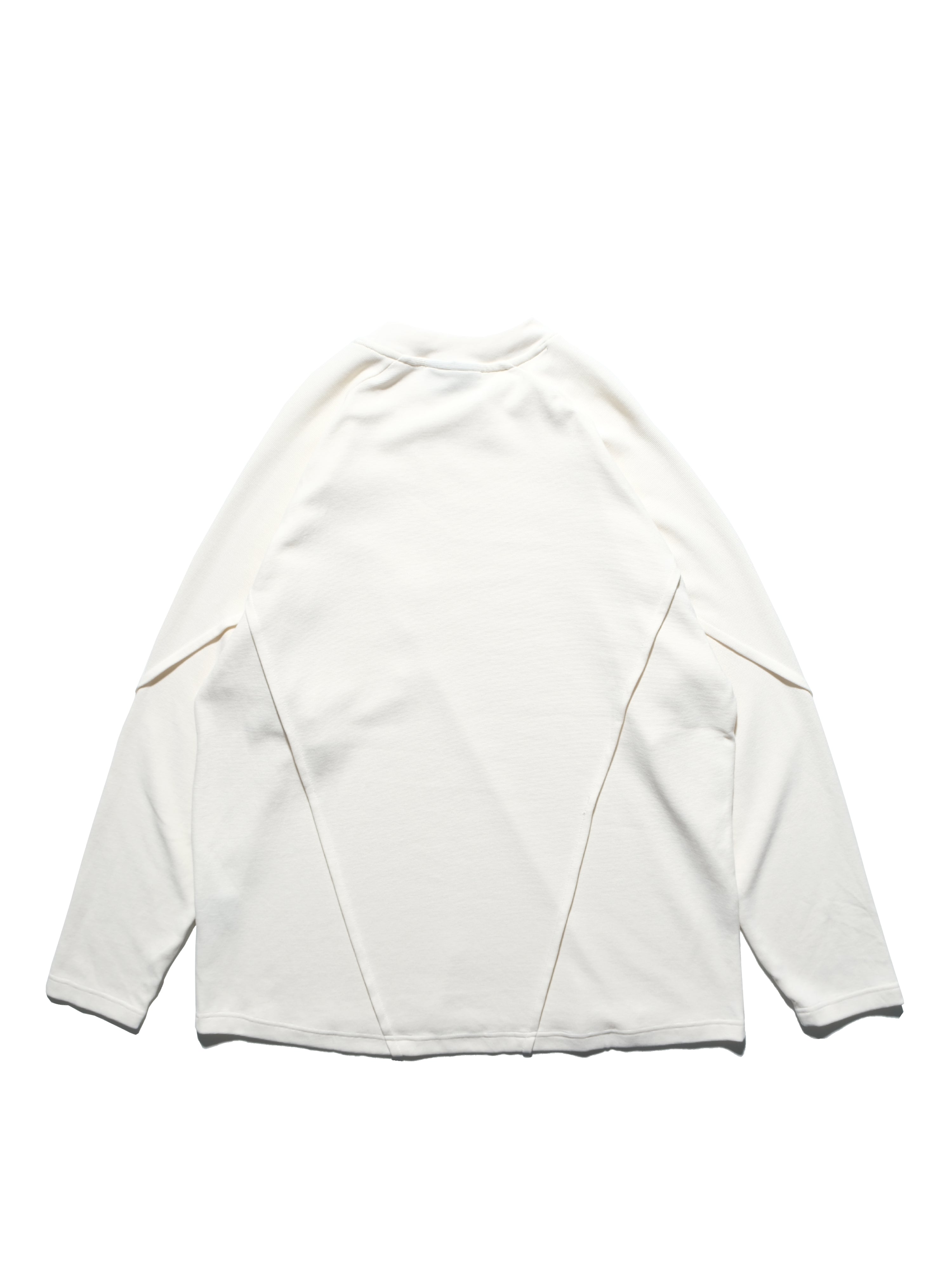 A24-CS-01-T   Futuristic Long Sleeves T-shirt (Ivory White)