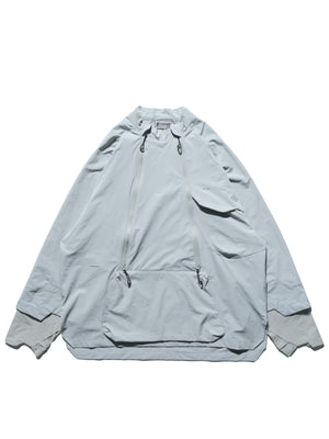 AW23 / 13 — T23-075  Built-in Tornado Pullover (Bright Grey)