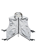 A24-CS-01-O    Futuristic Vest (Bright Grey)
