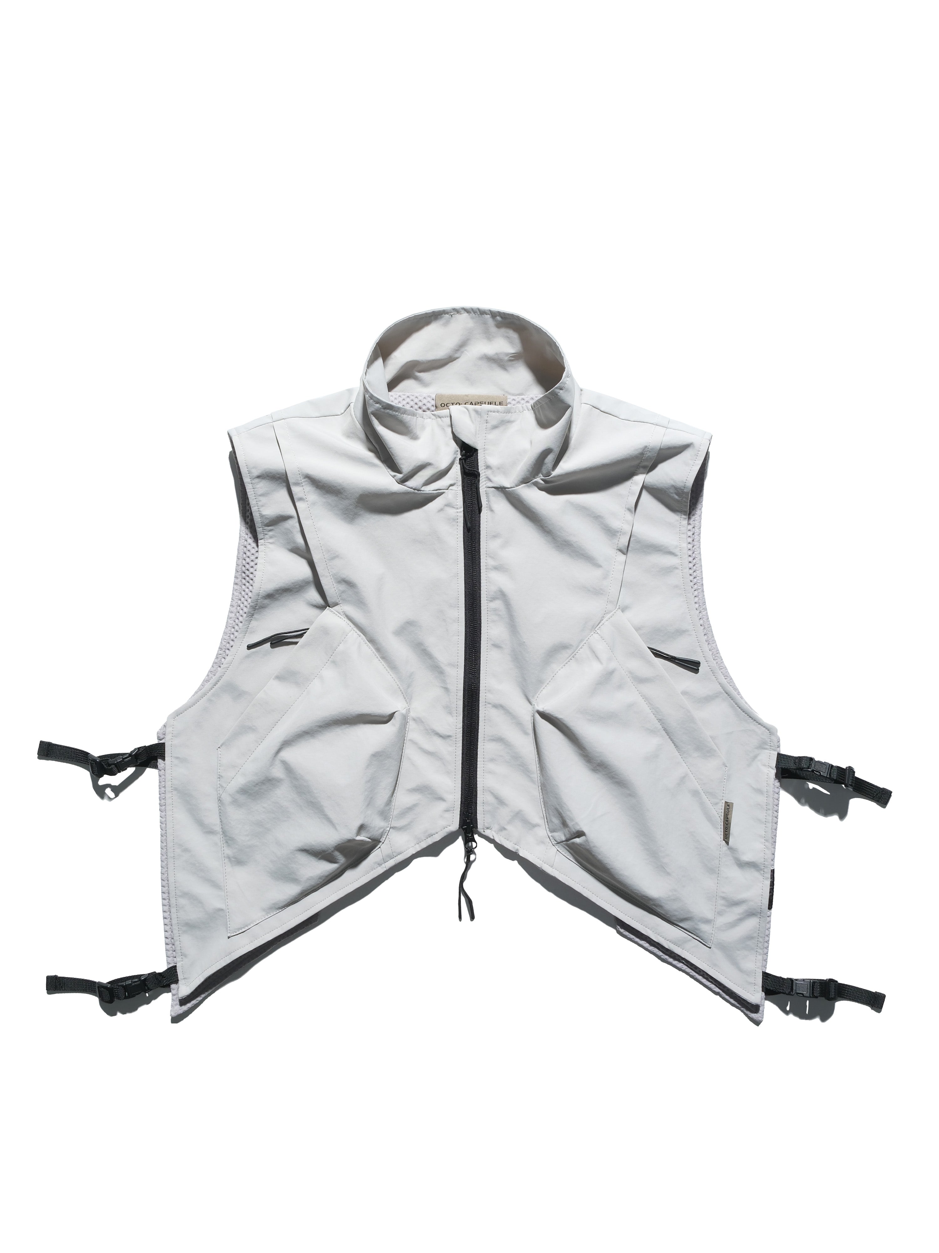 A24-CS-01-O    Futuristic Vest (Bright Grey)