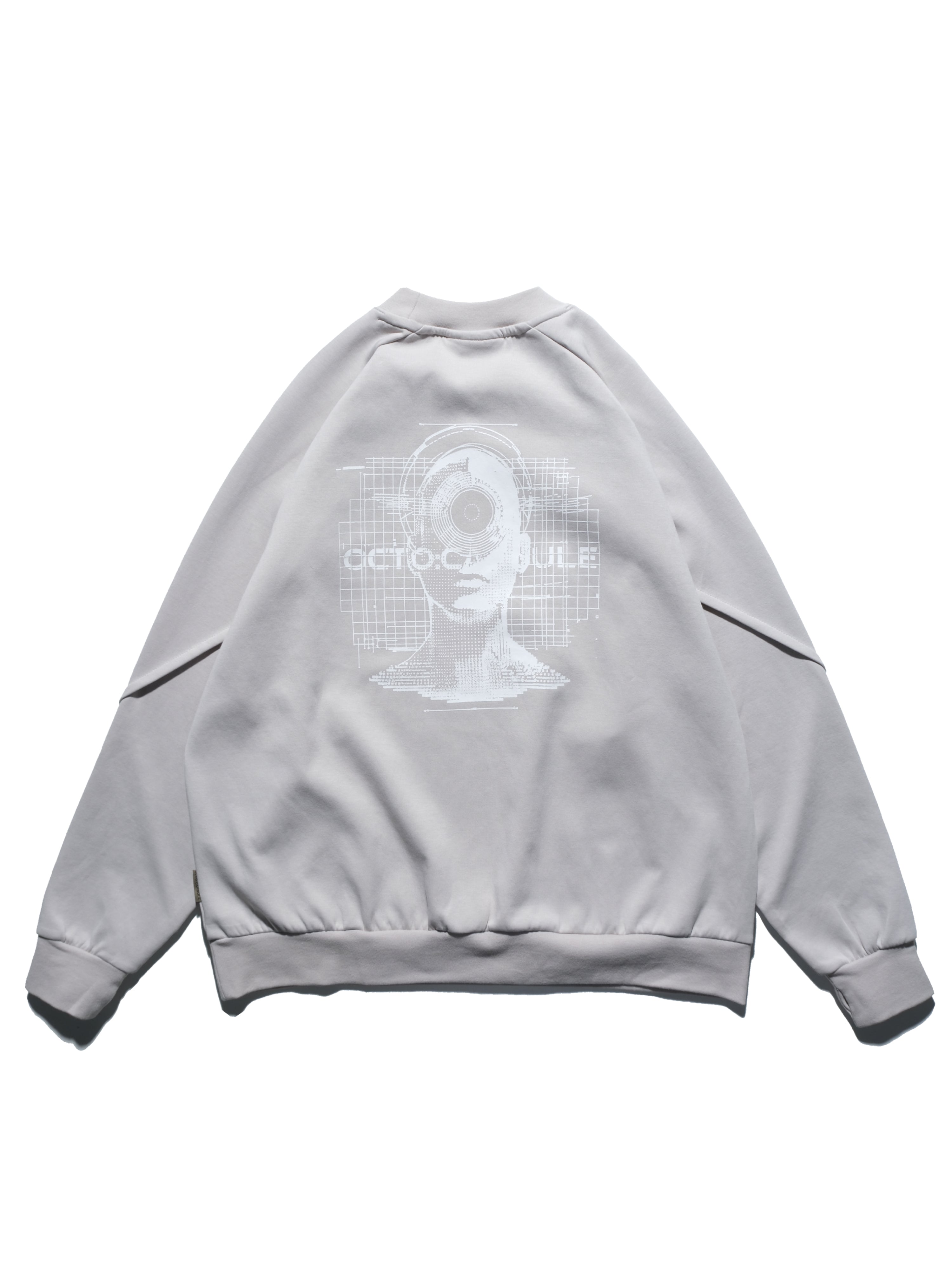 A24-CS-01-H    Futuristic Sweater (Bright Grey)