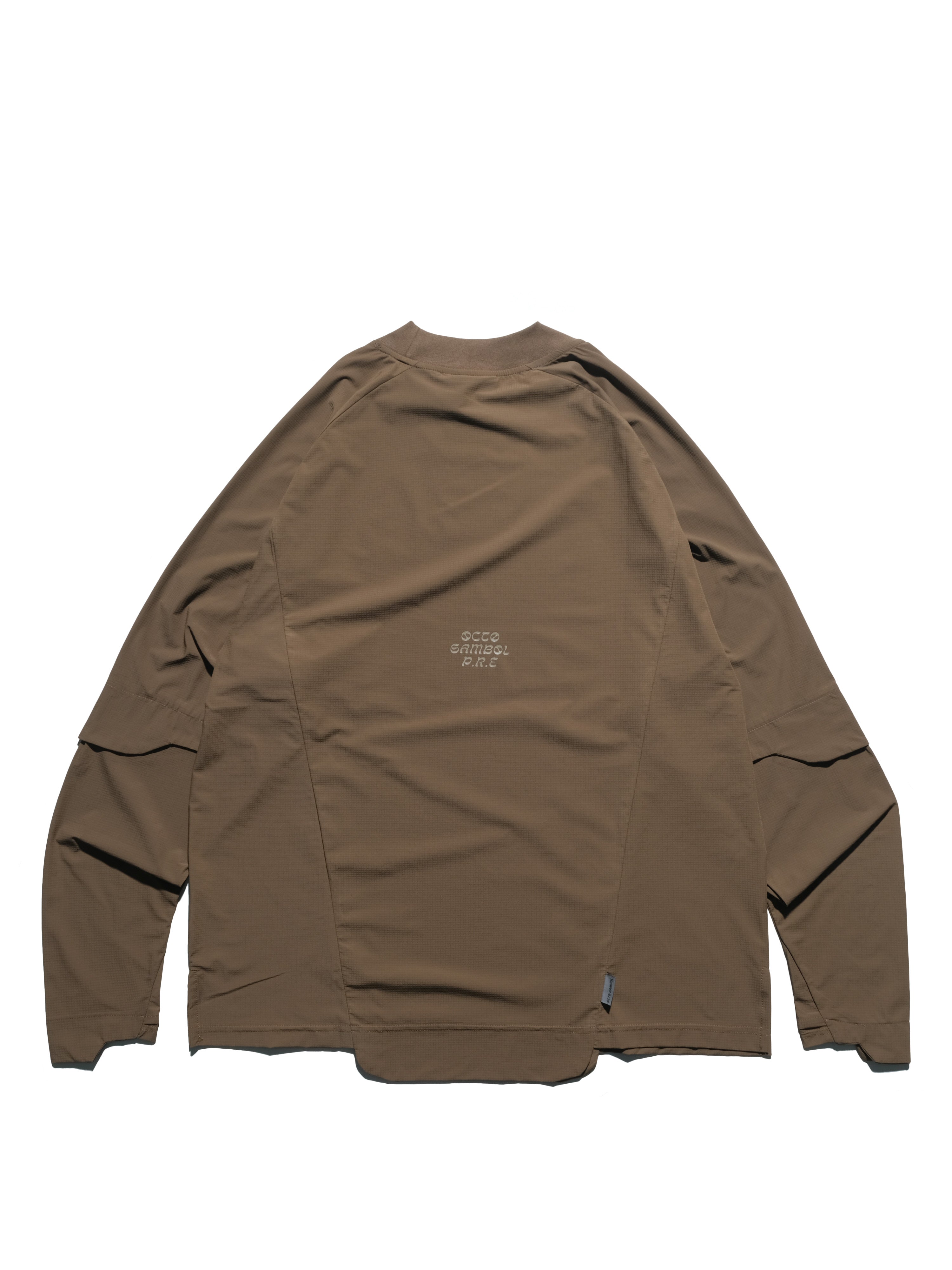 PRE - SEASON —S24 PS-01T-2   Sukkiri Twin Layer T-shirt (Brown)