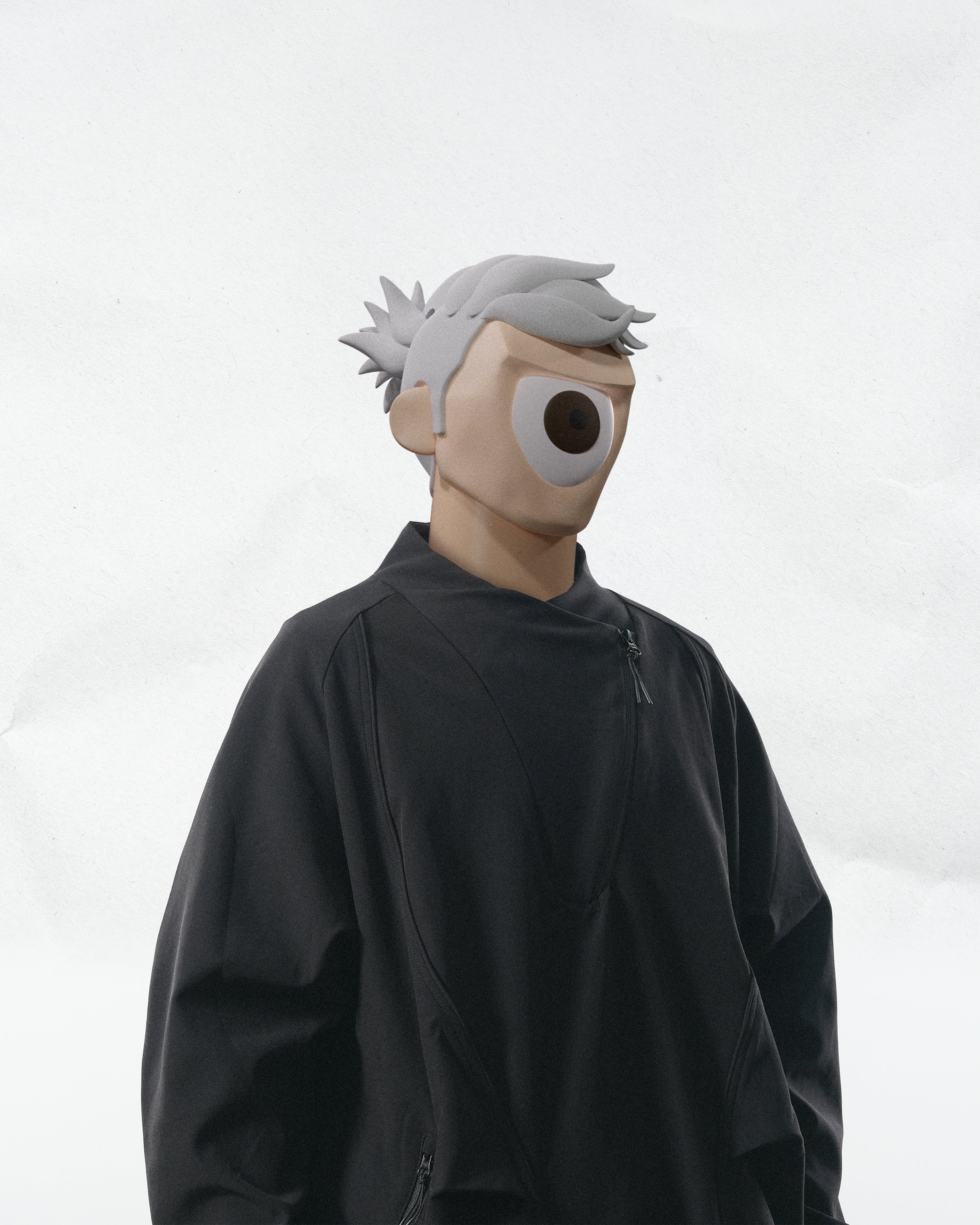 Capsule 01 / CST-120  ARC Zip Sweater  (Black)