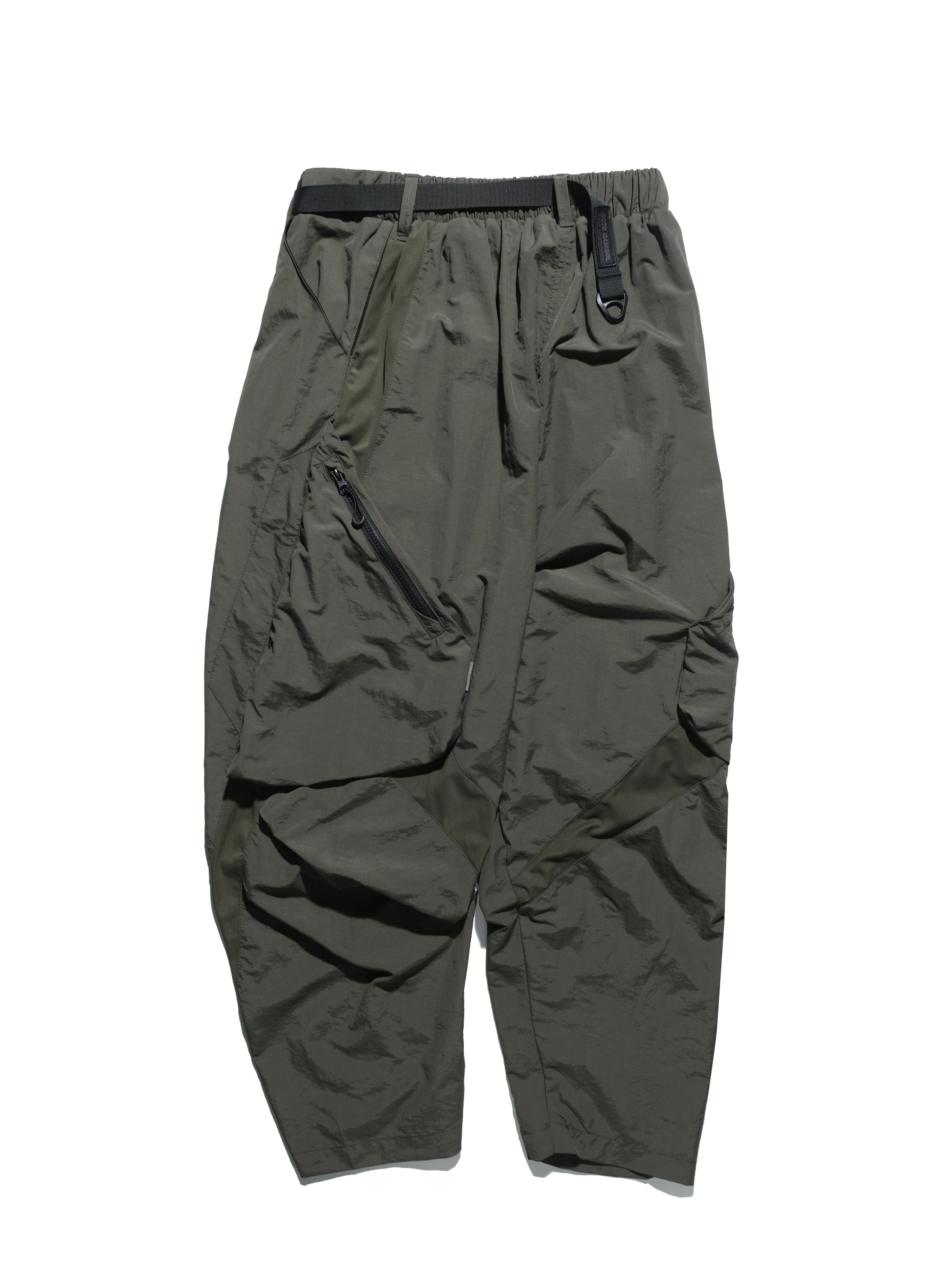 S24 / 13 — P -02  Tornado Arc Wide Pants (Green)