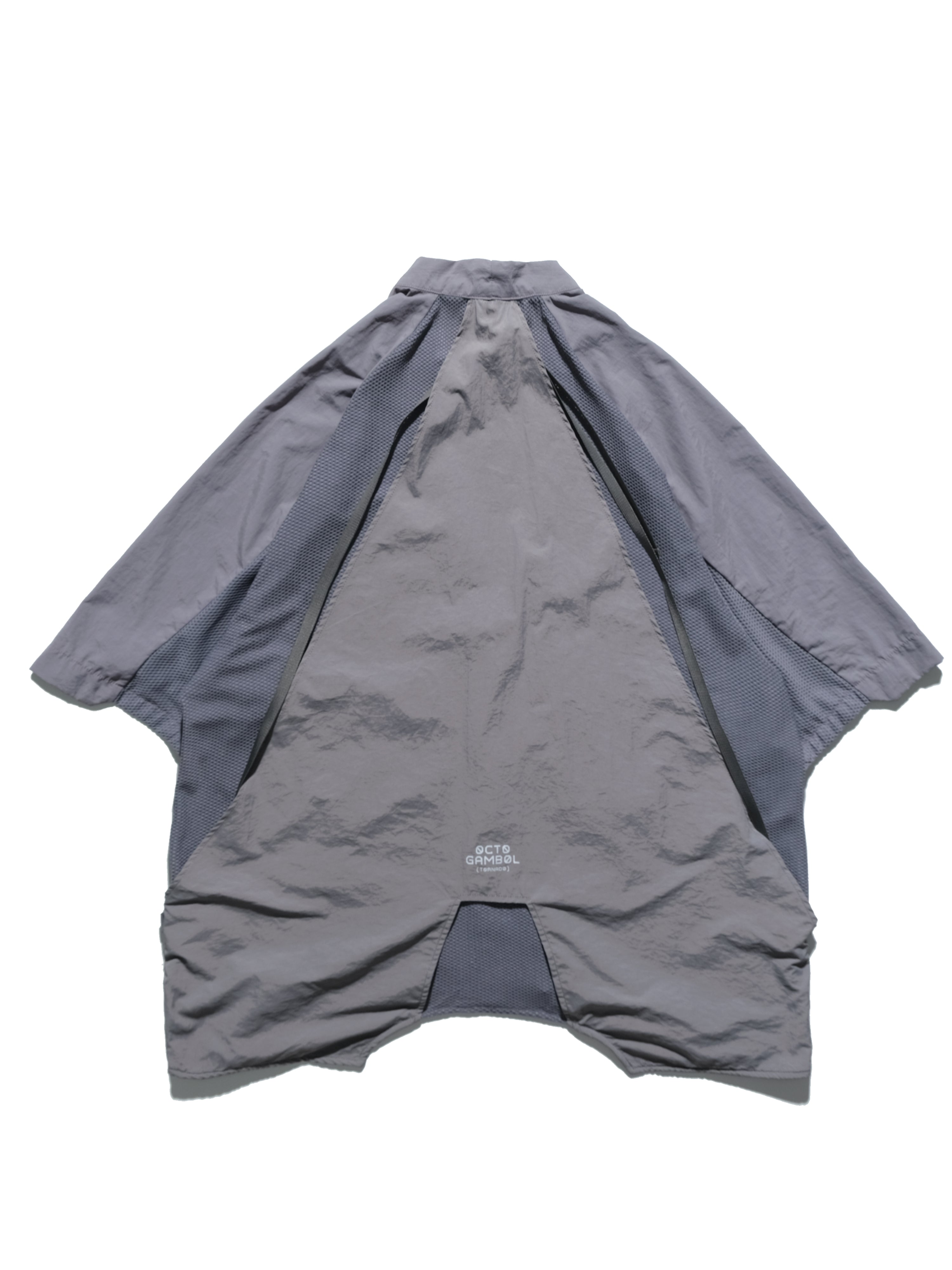 S24  / 08 —  O-02  Double Splicing Tornado Kimono (Steel Grey)