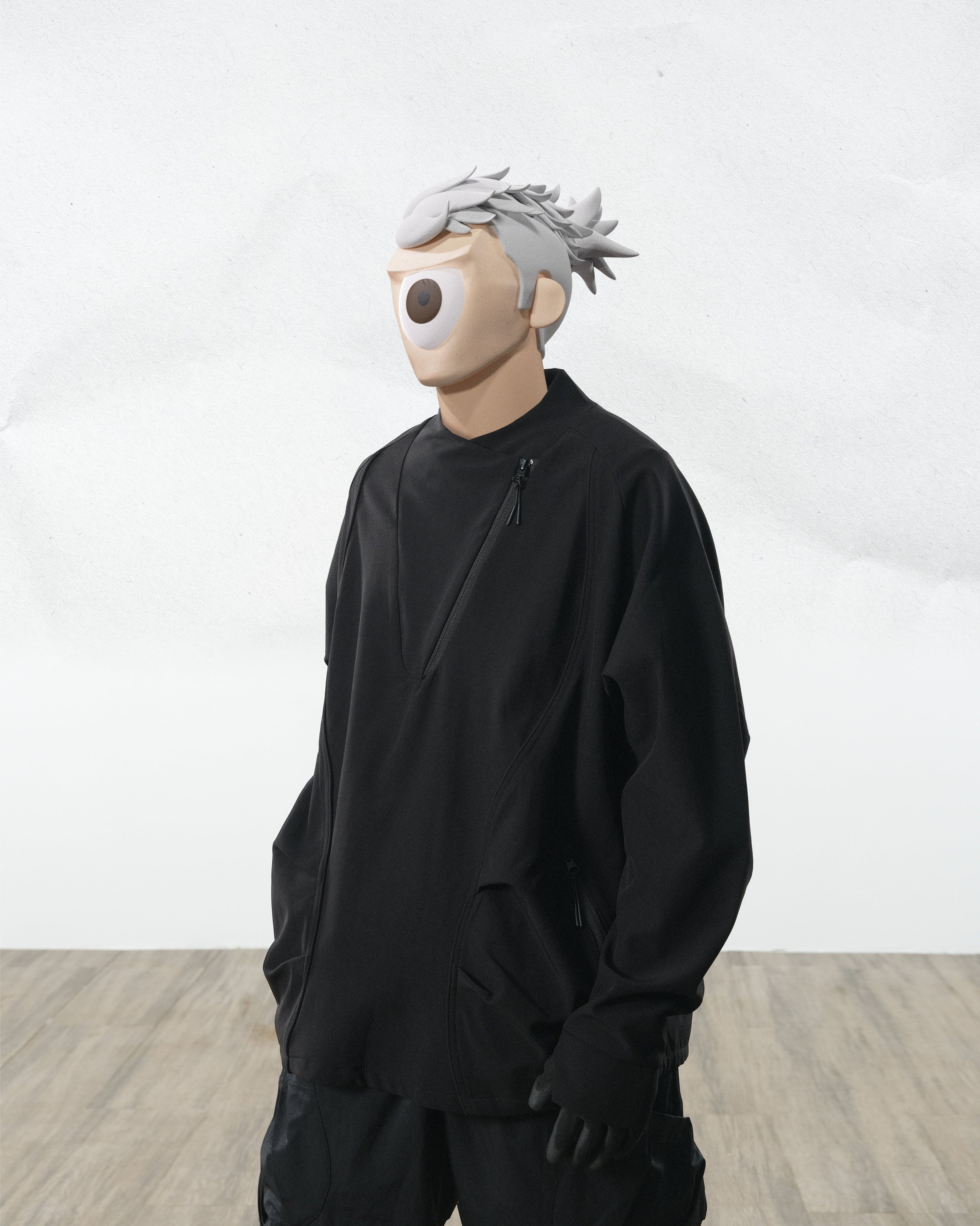 Capsule 01 / CST-120  ARC Zip Sweater  (Black)