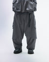PRE-A24-PS-P1  Linear Vertical Sukkiri Pants(Dark Grey)