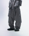 PRE-A24-PS-P1  Linear Vertical Sukkiri Pants(Dark Grey)
