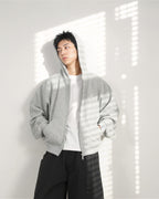 A26-PR-Z / Arc Seam Zip Hoodie (L-Grey)