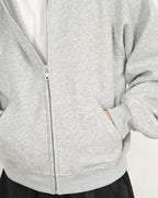 A26-PR-Z / Arc Seam Zip Hoodie (L-Grey)