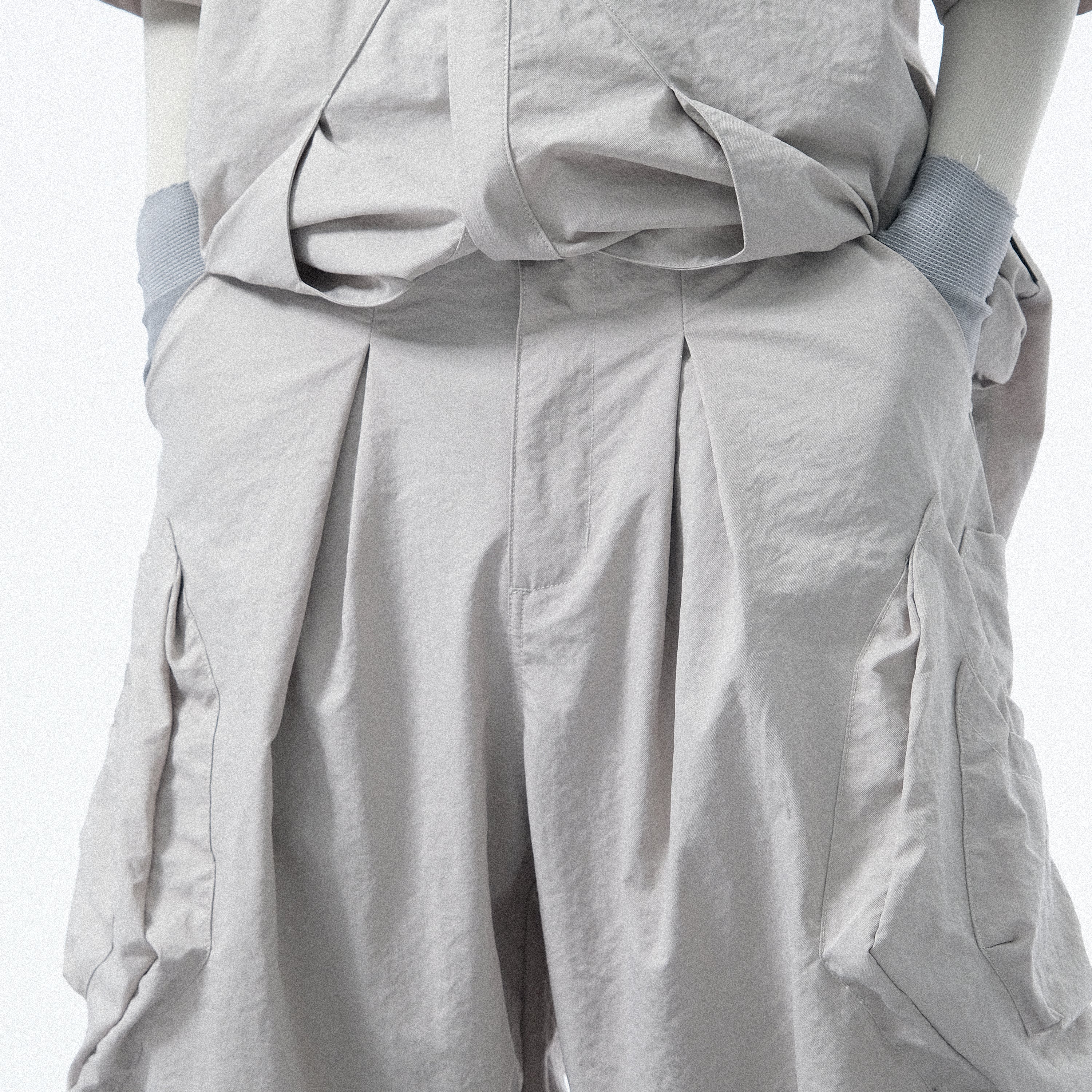 Capsule 02 / CSP-117 Drill Orb Pants  (Light Grey)