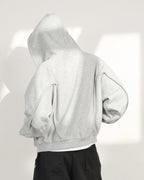 A26-PR-Z / Arc Seam Zip Hoodie (L-Grey)