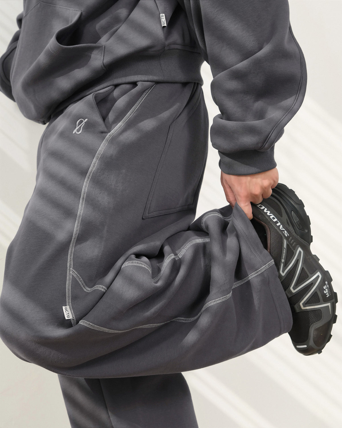 A26-PR-P / Arc Seam Sweat Pants (D-Grey)