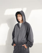 A26-PR-Z / Arc Seam Zip Hoodie (D-Grey)