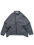 PRE - SEASON  —S24 PS-01J Detachable Sleeves Blazer  (Shadow Grey)