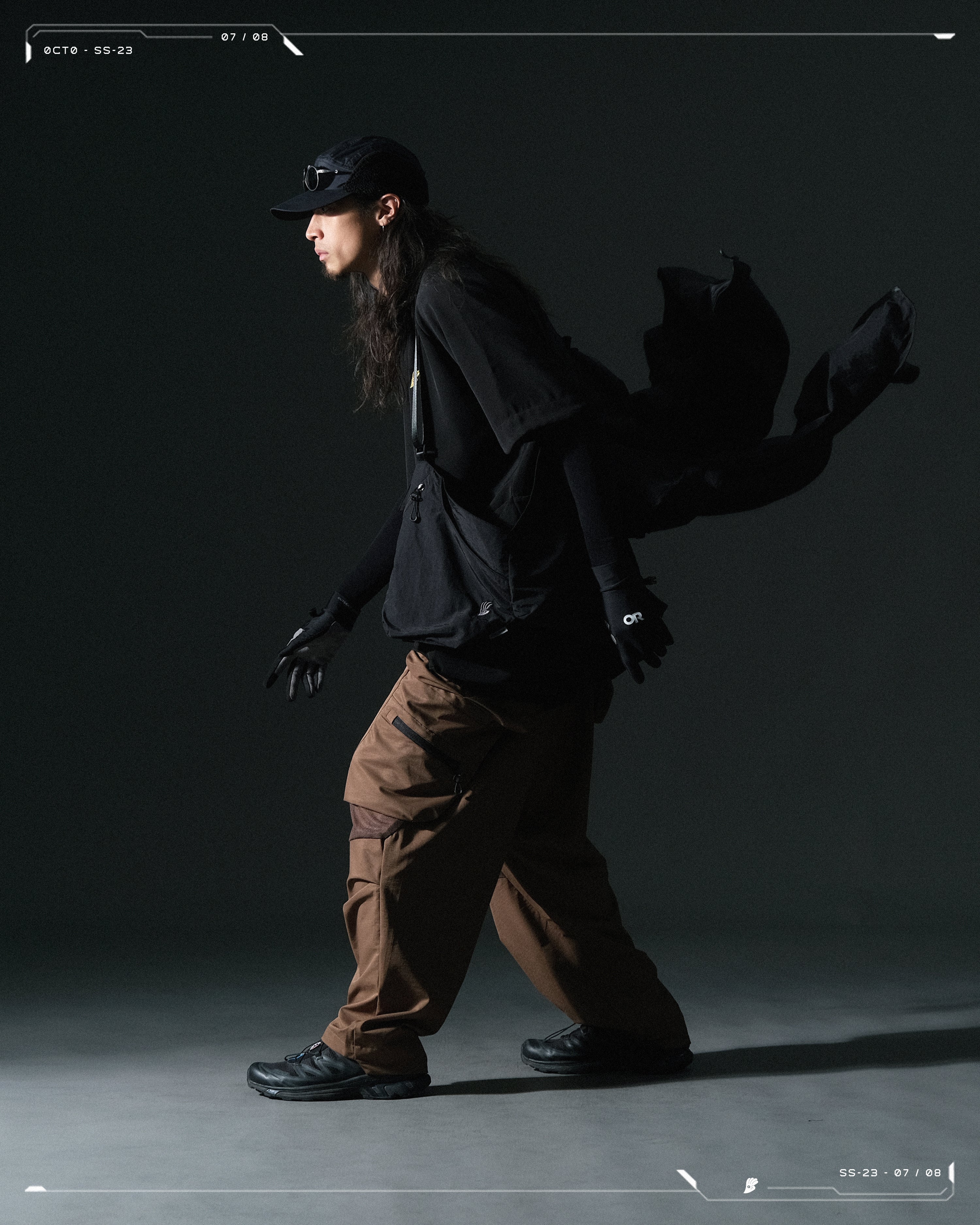 SS23 / 07 — T23-070 2 in 1 Vest Shirt (Black)